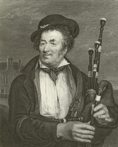 De Doedelzakspeler door David Wilkie